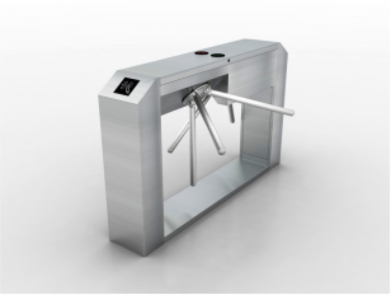 桥式斜角双机芯三辊闸