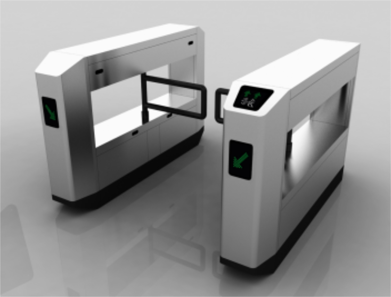 桥式豪华斜面八角防撞摆闸