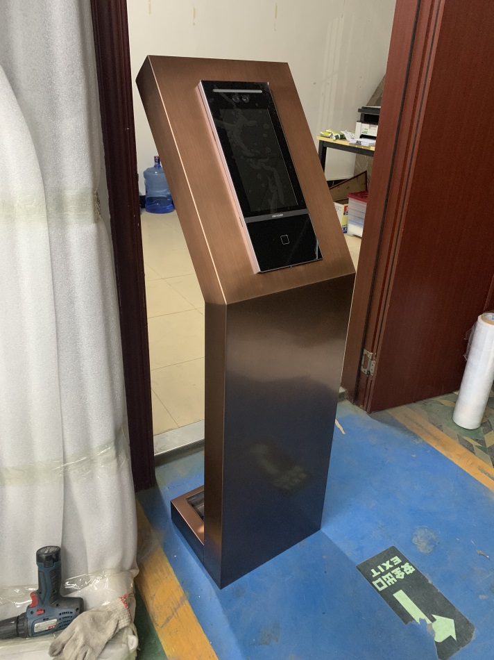 东莞厂家直销门口机立柱可视楼宇对讲支架不锈钢支架