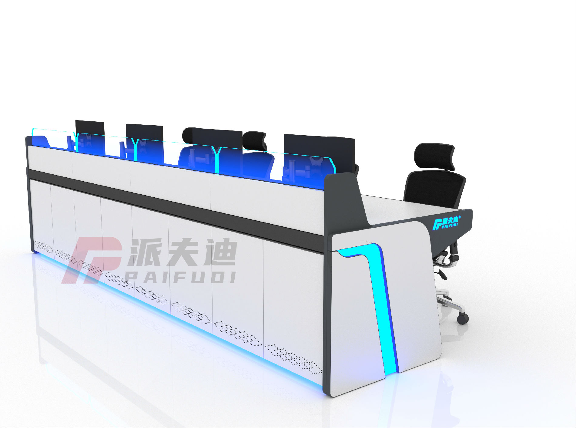 定制指挥中心调度台监控操作台行政大厅控制台