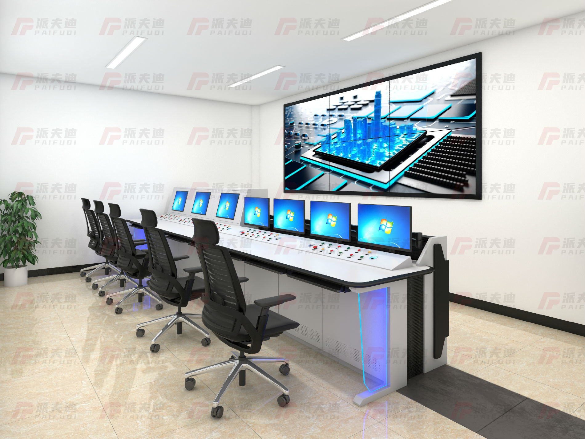 指挥中心控制台操作台