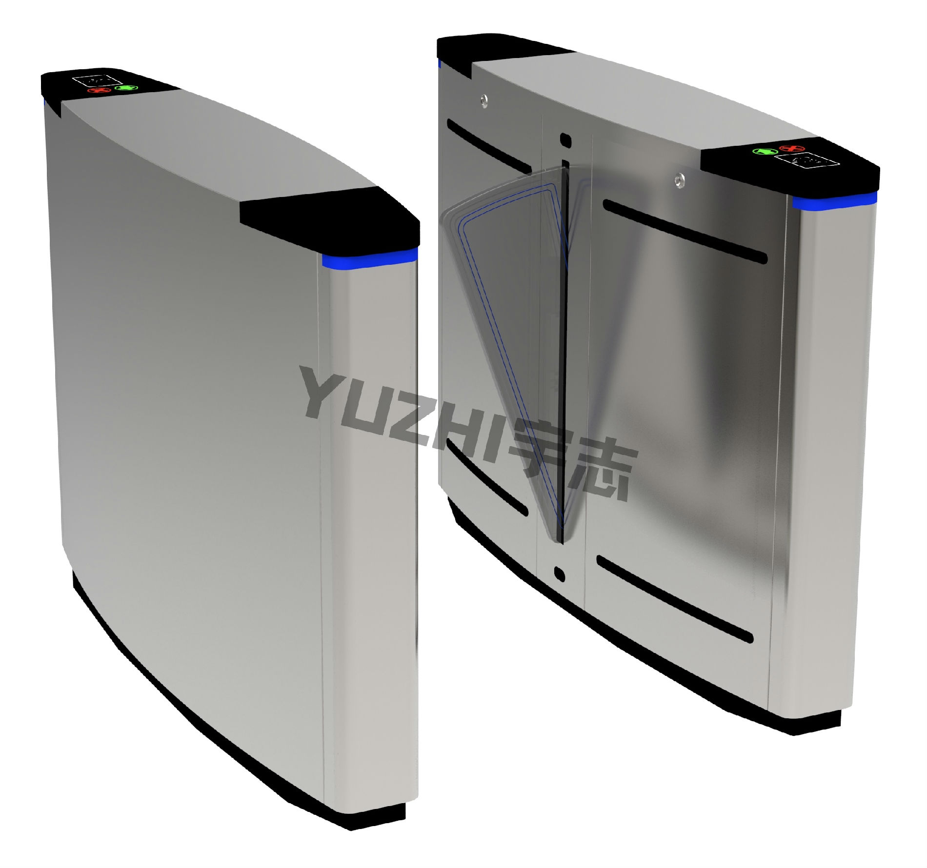 YUZHI宇志智能翼闸摆闸速通门通道系统
