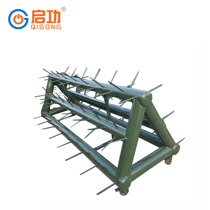 启功QG-JM6000启功手动拒马1.2米高2.5米道路反光拒马定制