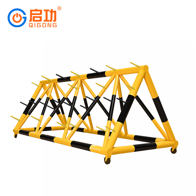 启功 QG-JM7120启功4米手动拒马（外管114内管60高1.3米宽0.8米倒刺长20厘米）