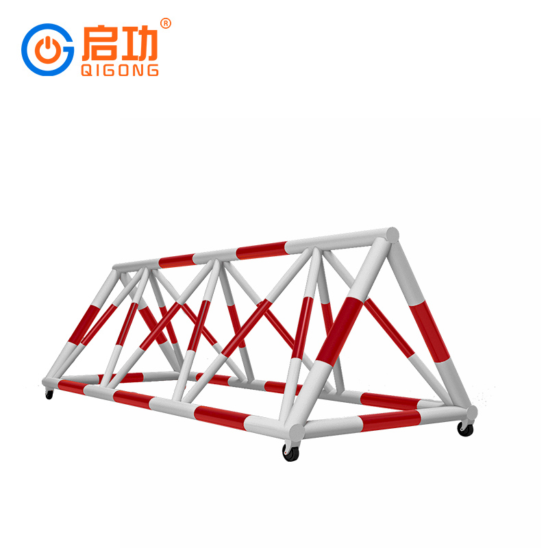 启功QG-JM38000启功移动护栏拒马路障可定制幼儿园学校单位门口防冲撞设施防爆栏杆