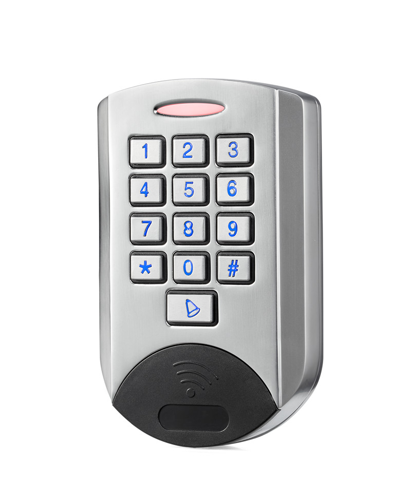 防水金属门禁机金属读卡器防水门禁一体机