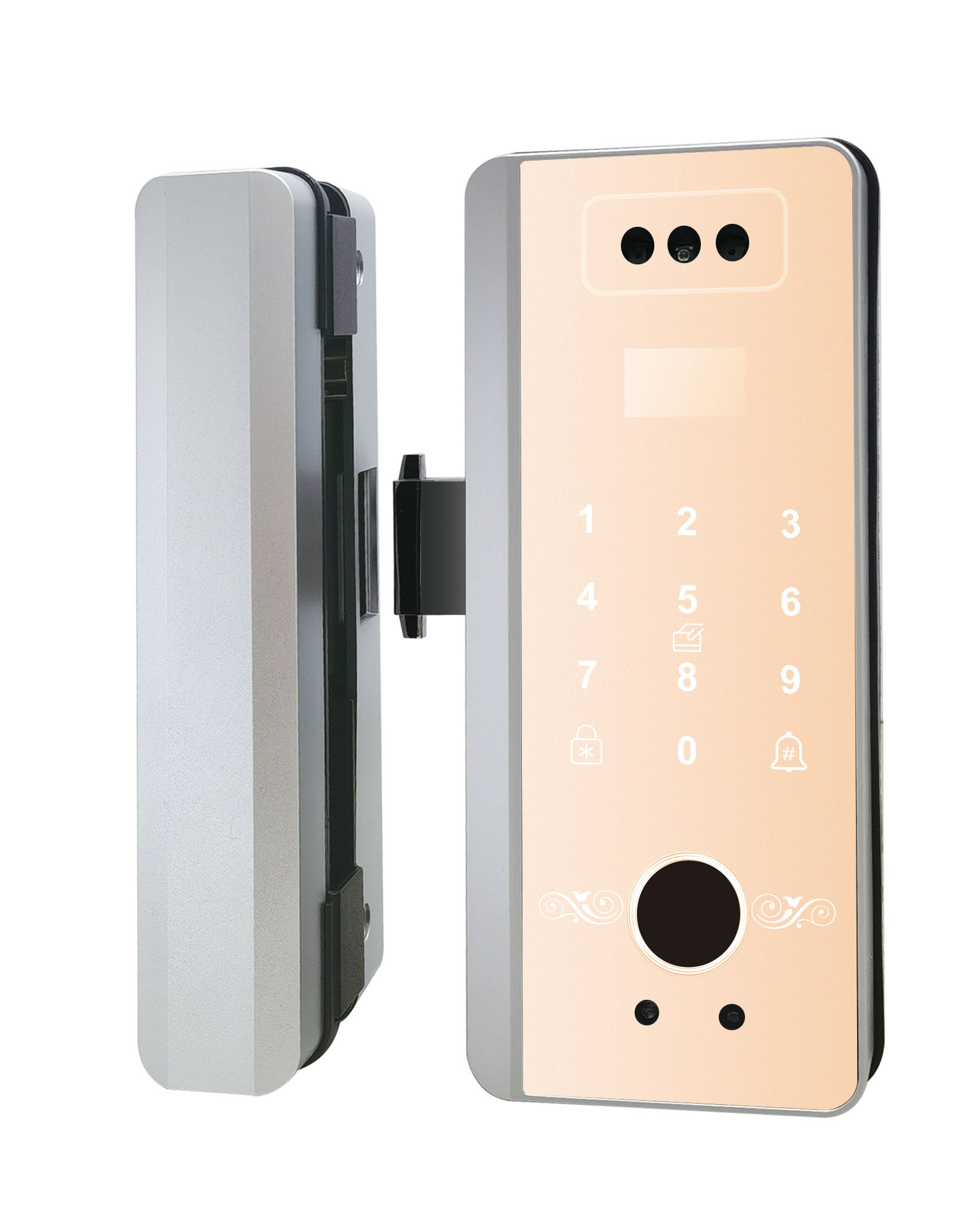 双目3D人脸识别 玻璃门锁