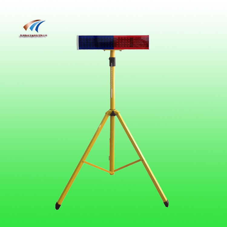 红蓝安全警示灯 红蓝太阳能警示灯交通设施厂家