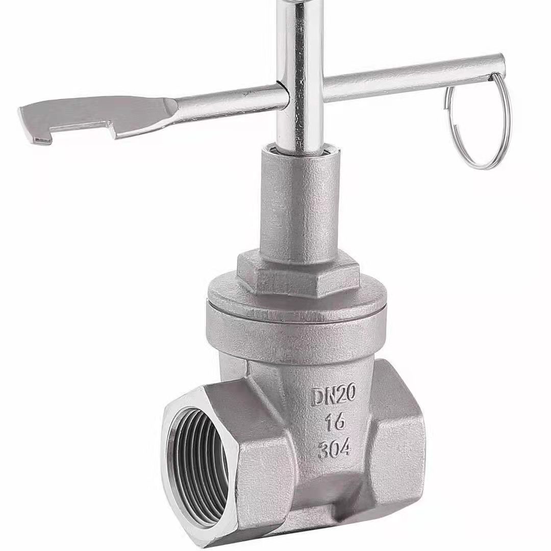 内螺纹闸阀暗杆防盗加密英都恒板阀门基地/泉威派格