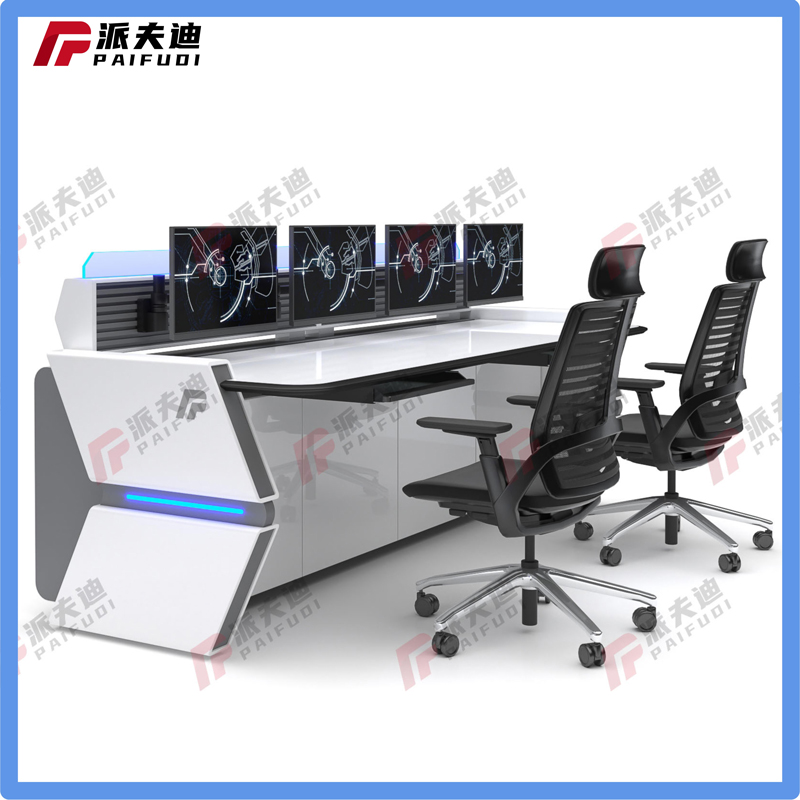 控制台调度台监控台现代指挥台安防家具桌电网指挥台