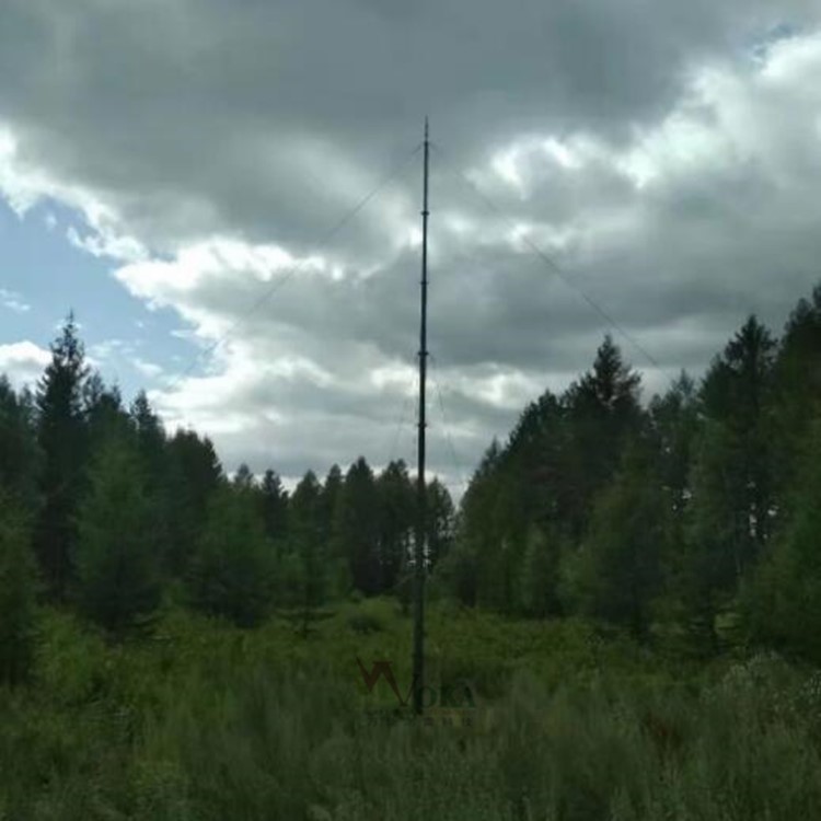 13米18米便携式手动升降避雷针 移动式应急照明升降杆