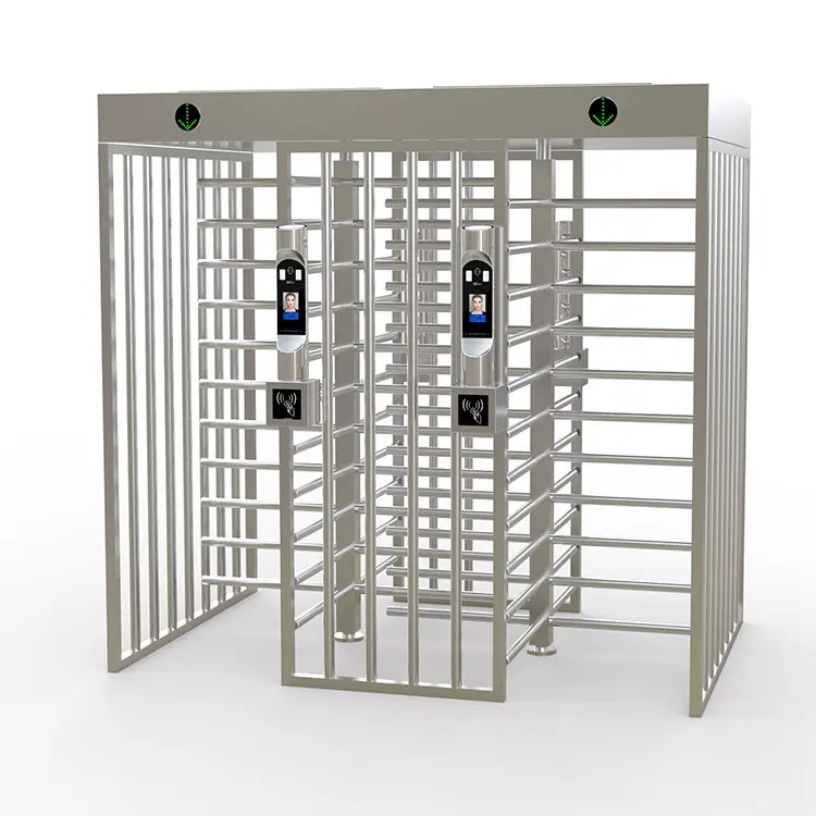 郑州工地全高转闸 防怕防跳 安全闸机 可选 人脸识别 刷卡等