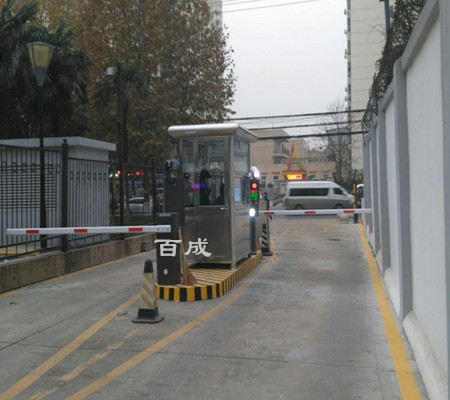 商业广场车辆速通直杆04