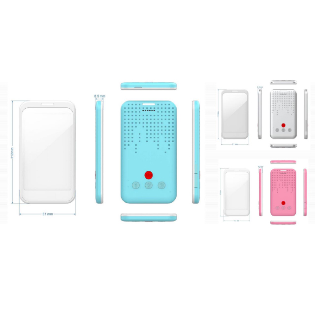 Cat1无线定位智能校牌（无屏）FU-MY01/02