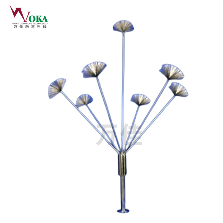 风电场集电线路线状雷电放散装置 LMD-2000型多短针雷电放散装