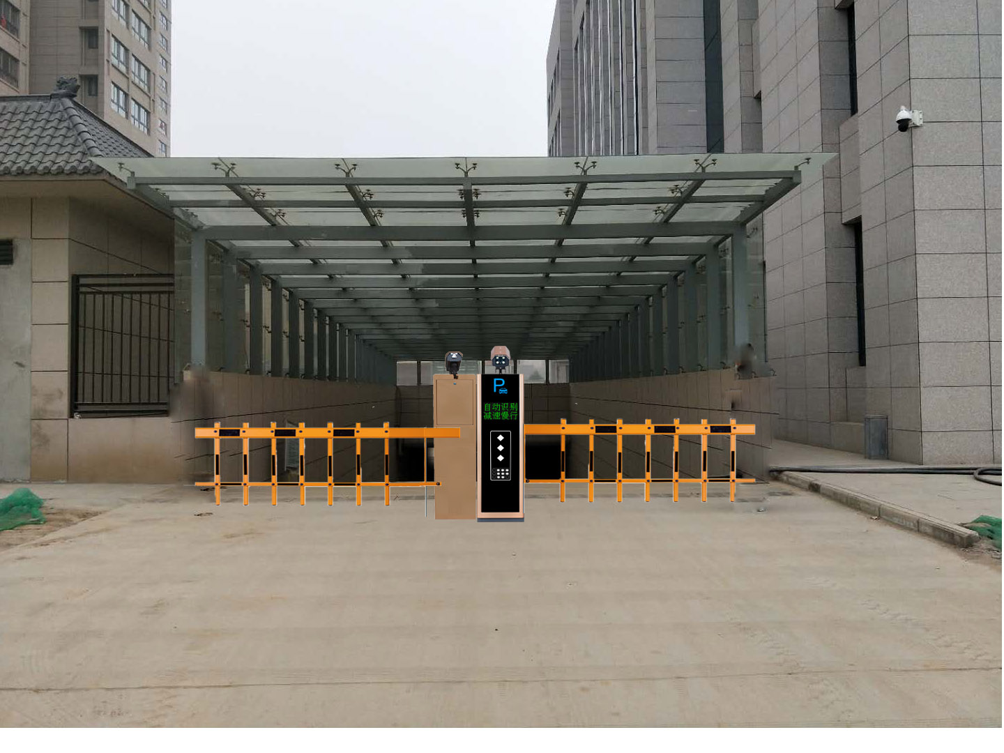 社区车辆出入起落闸机01