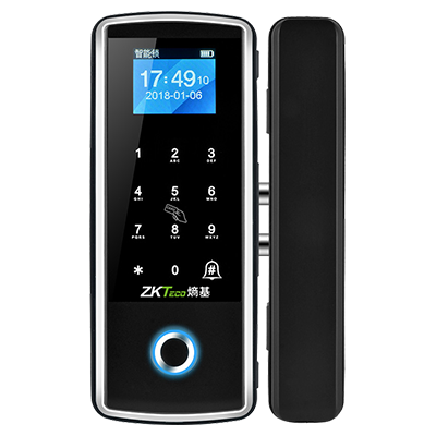 郑州熵基GDL-PFC80玻璃门指纹锁  蓝牙多合一