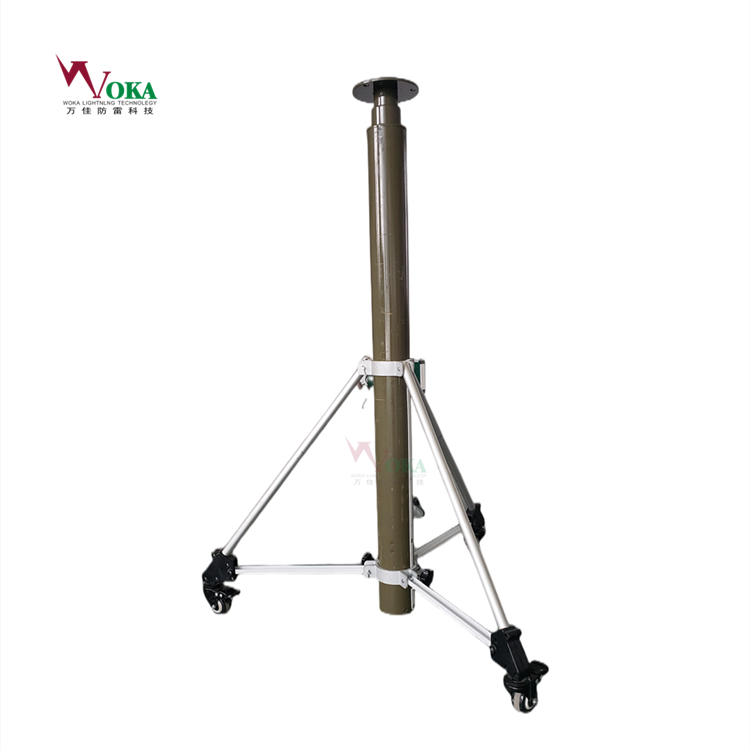 ​3米电动伸缩杆 大承重100斤升降杆 移动式升降支撑架 