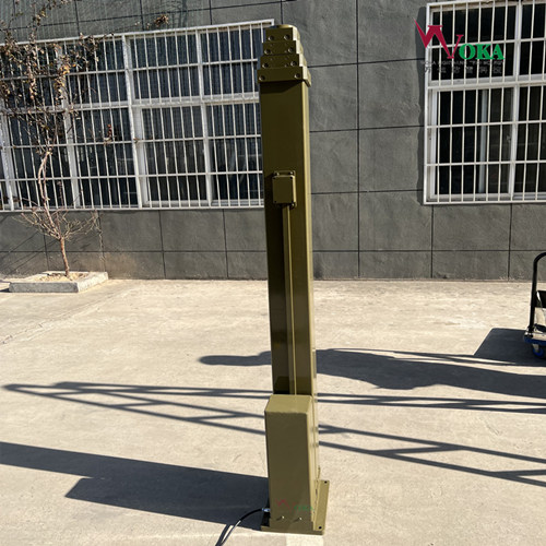 可调节避雷针 可侧翻式车载手动升降杆 重载型电动伸缩杆