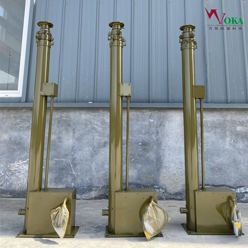 3米手动升降杆 便携式碳纤维伸缩杆 手摇式升降立柱