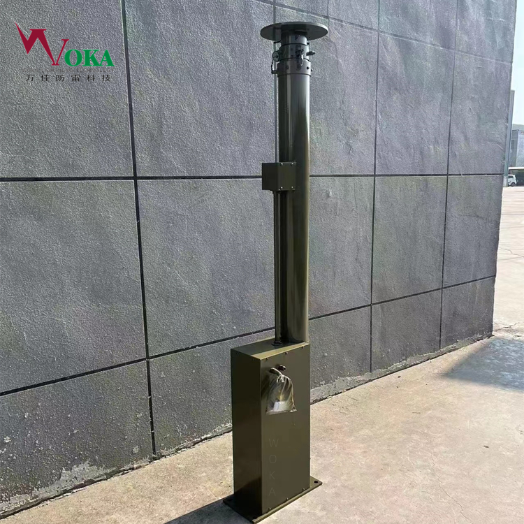 8米电动天线升降杆 手动升降杆 便携式玻璃钢纤维避雷针