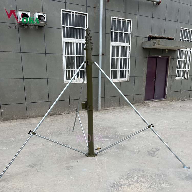 9.2米手动升降杆 承重10kg升降避雷针 抽拉式伸缩天线杆