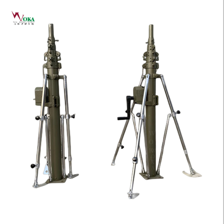 帆布袋包装便携式避雷针 6米手动升降杆 碳纤维防雷接闪杆