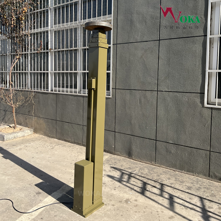 自重8kg手动升降杆 抽拉式碳纤维伸缩杆 背包装便携式避雷针