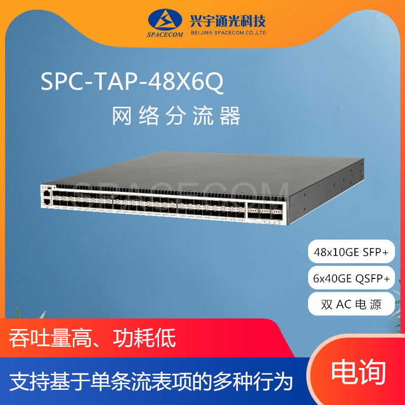 SPACECOM 网络分流器 SPC-TAP-48X6Q（汇聚分流器）